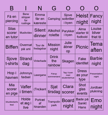 Bingo 2025🦍🦖 Bingo Card