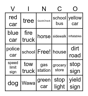 Iter Scholae VINCO Bingo Card