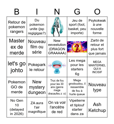 Pokebingo Card