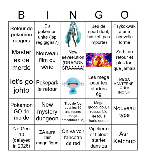 Pokebingo Card