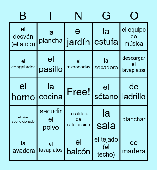 SP2 U2: Terms 1-35 Bingo Card