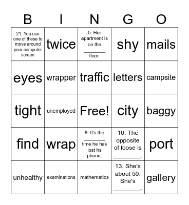 PET PRACTICE Bingo Card