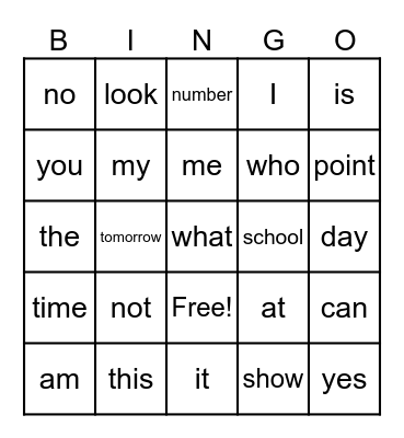 UNIT 4 Bingo Card