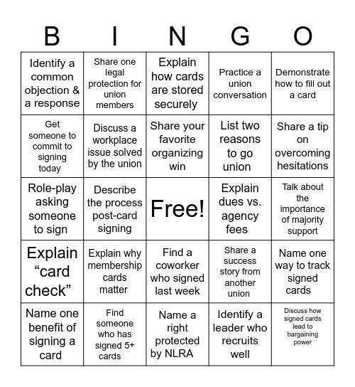 Hospital Division Staff Retreat Bingo Card