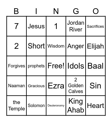 Hope Kids Review Week Bingo! Bingo Card