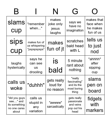 munoztania bingo Card