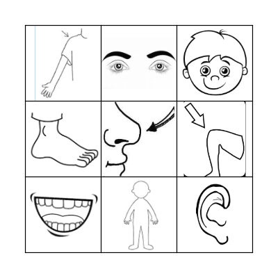 El Cuerpo Bingo Card