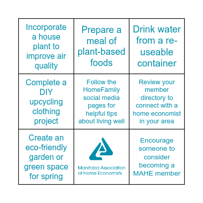 21 Days to Mindful Consumption Challenge - Week 2 Bingo Card