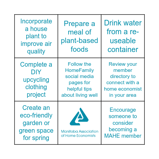 21 Days to Mindful Consumption Challenge - Week 2 Bingo Card