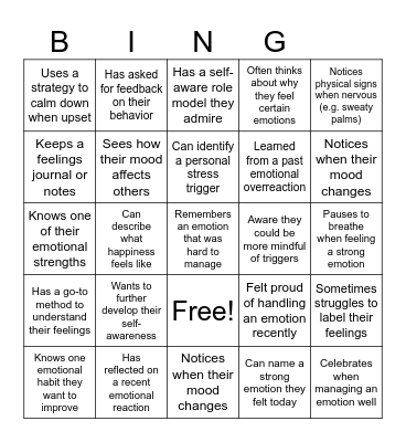 find a person who has this and share Bingo Card