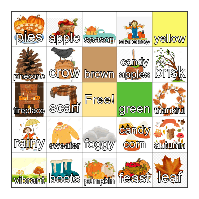 September Huddle Bingo Card