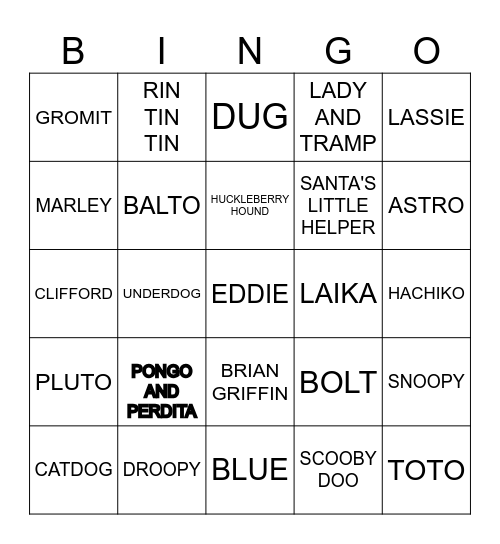 4 LEGGED RACE Bingo Card