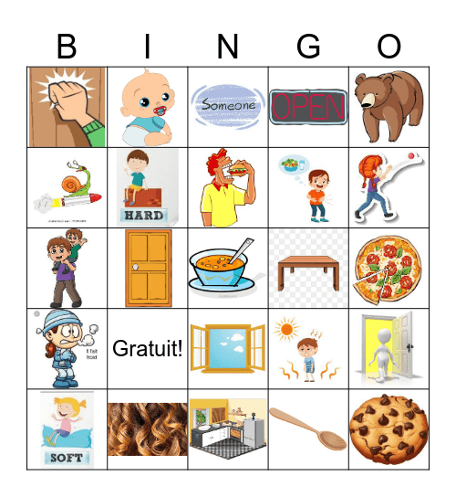 Boucles Violettes Bingo Card