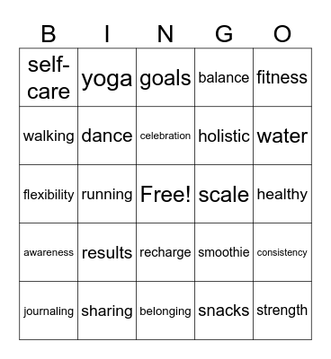 TOPSI Bingo Card