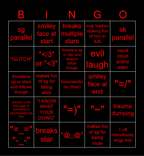DIGI CHAPTER Bingo Card