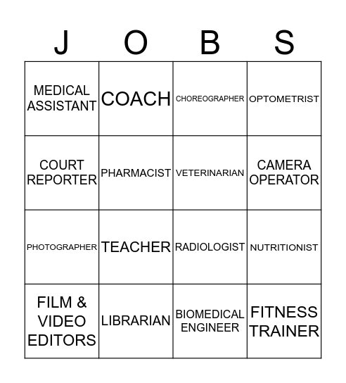 Arts, Health Science, & Education (All 3 2nd Grade Clusters) Bingo Card