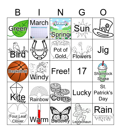 March Bingo Card