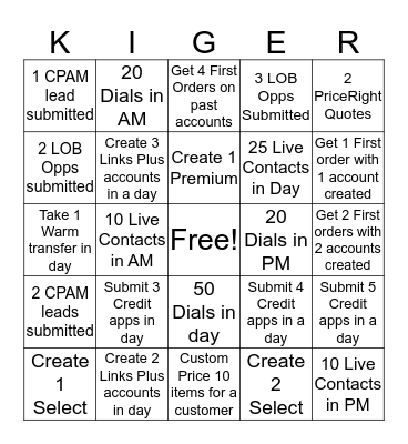 IBD Bingo Card