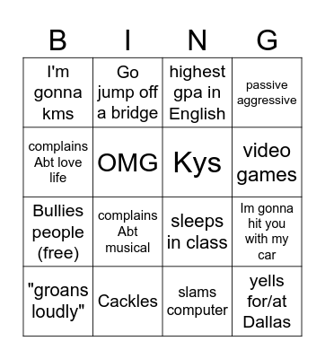 Berkley Bingo :) Bingo Card