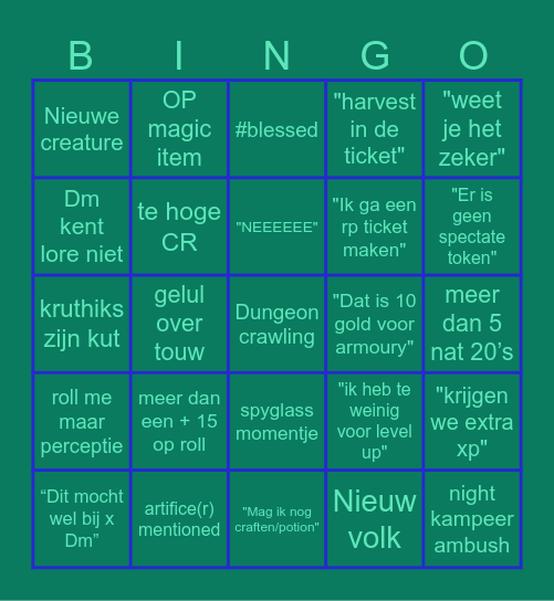 Ecosysteem van de zee Bingo Card