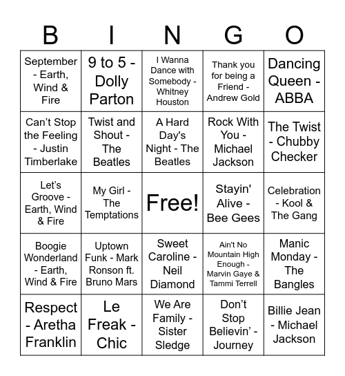 CASO Social Work Day Bingo Card