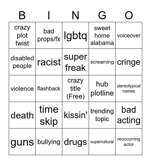 tomorrows teachings bingo Card
