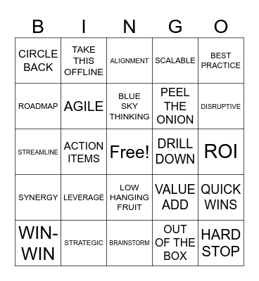ELEVATE - 2025 Bingo Card