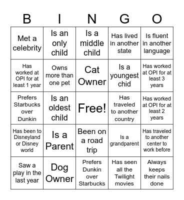 Plasmagic Bingo Card
