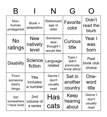 Natively 2025 Bingo Card