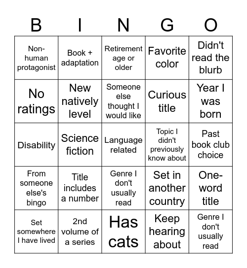 Natively 2025 Bingo Card