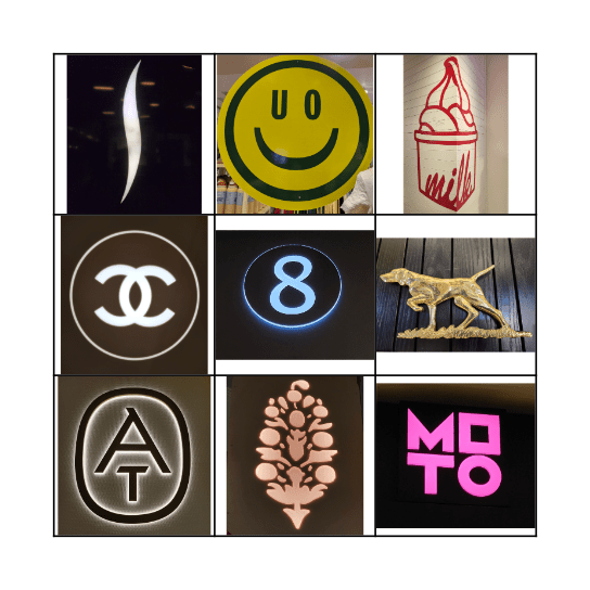 Find that Logo! Bingo Card