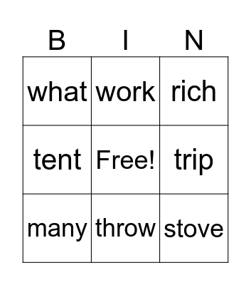 Purim Bingo Card