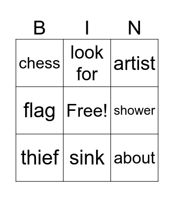 Purim Bingo Card