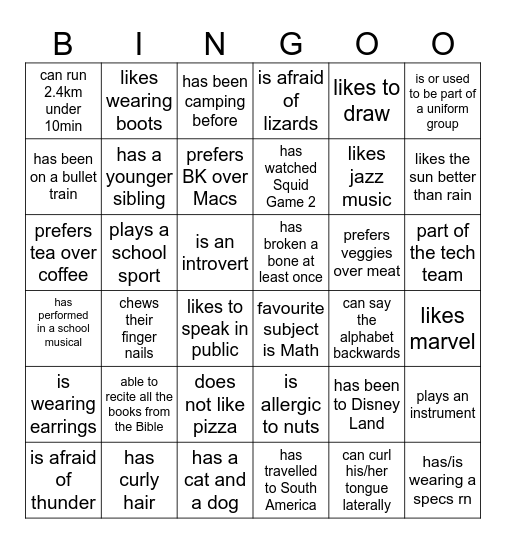 Undivided Hearts CG Bingo! Bingo Card
