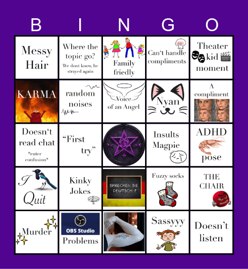 CULTIST Bingo Card