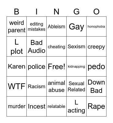 Tomorrow's Teachings Bingo Card