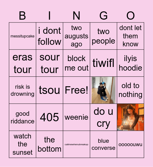 gracie bingo Card
