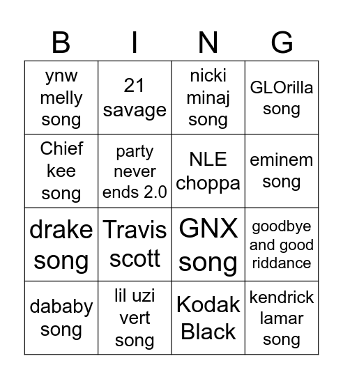 trenton game Bingo Card