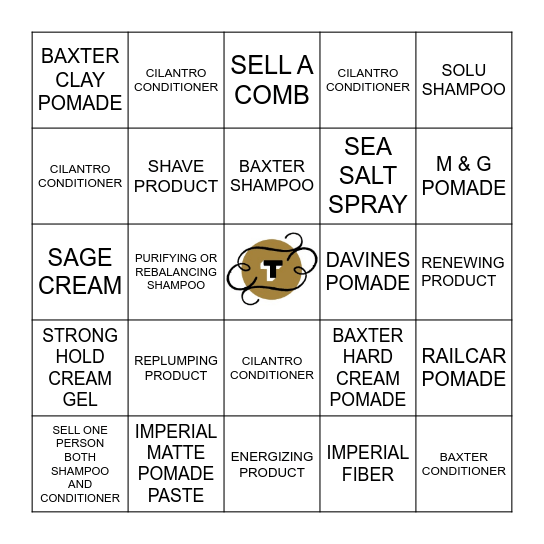 BARBER RETAIL Bingo Card