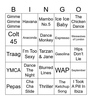GREENGOS Bingo Card