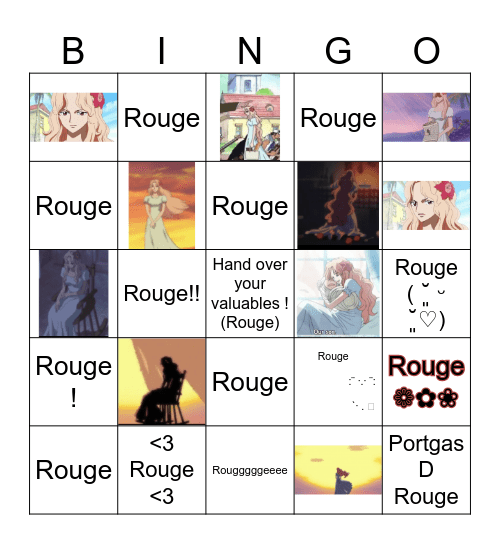 Hot Girl Sunny Takeover Bingo Card