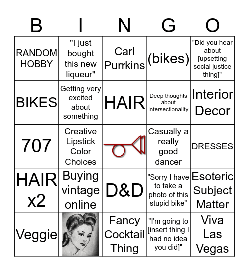 Zoe Bingo Card