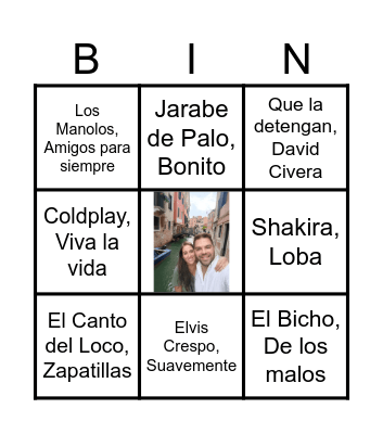 BINGO MUSICAL Bingo Card