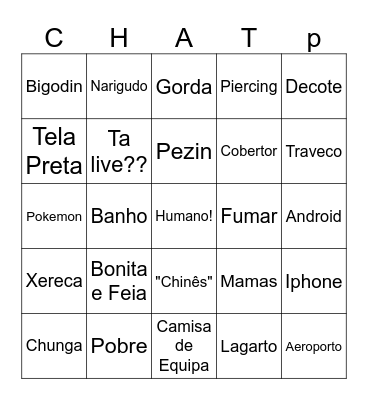 Chat PT do Gabz Bingo Card