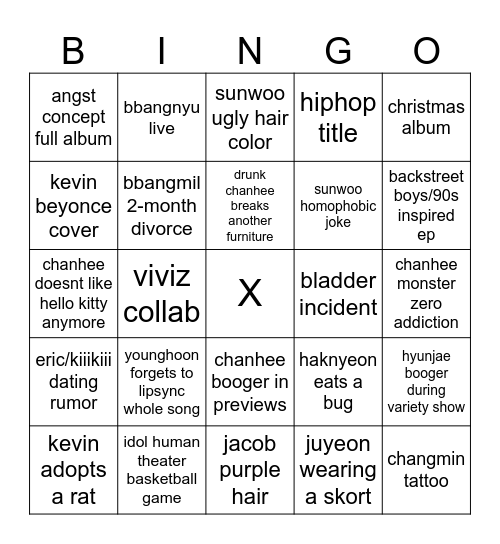 TBZ BINGO 2025 Bingo Card
