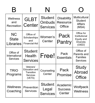 PAWS 4 A CAUSE Bingo Card