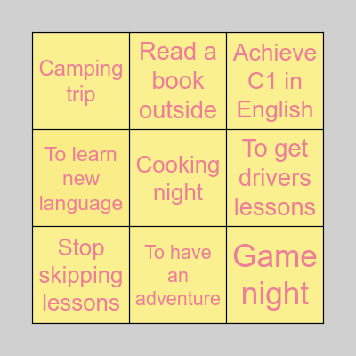 🔥Spring trap🔥 Bingo Card