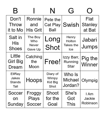 Right to Read Week Bingo Card