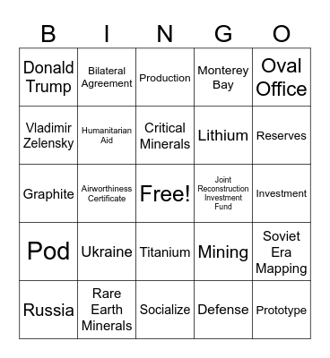 CNN 10 3/3/25 Bingo Card