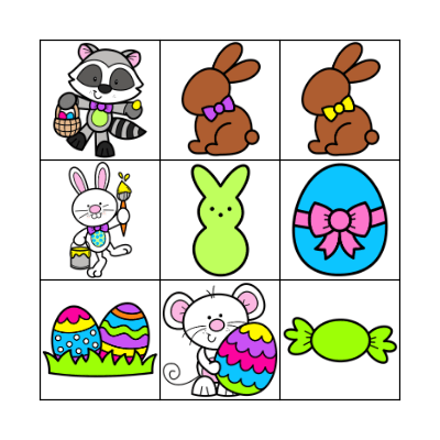 Easter Bingo Card